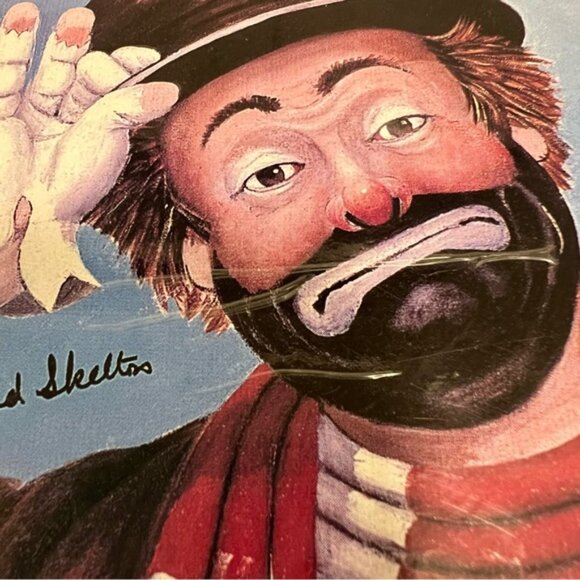 Vintage 1979 RED SKELTON Coaster Set of Four Signed Like New 3.5” - Picture 5 of 8